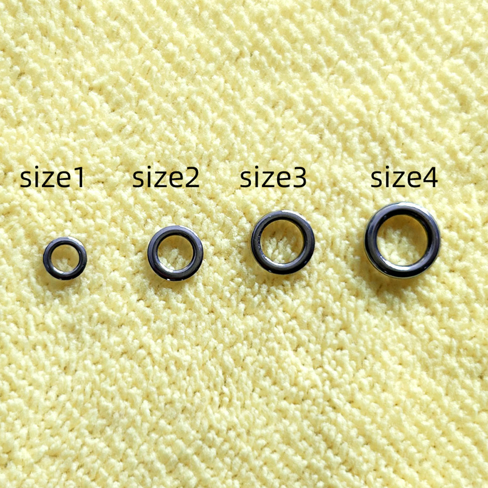 Fishing Equipment Cheap - DNDYUJU 50pcs 낚시 솔리드 링 낚시