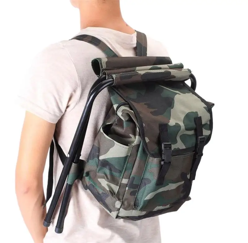 Fishing Equipment Bag - 카모플라주 옥스포드 천 낚시 의자 접이식