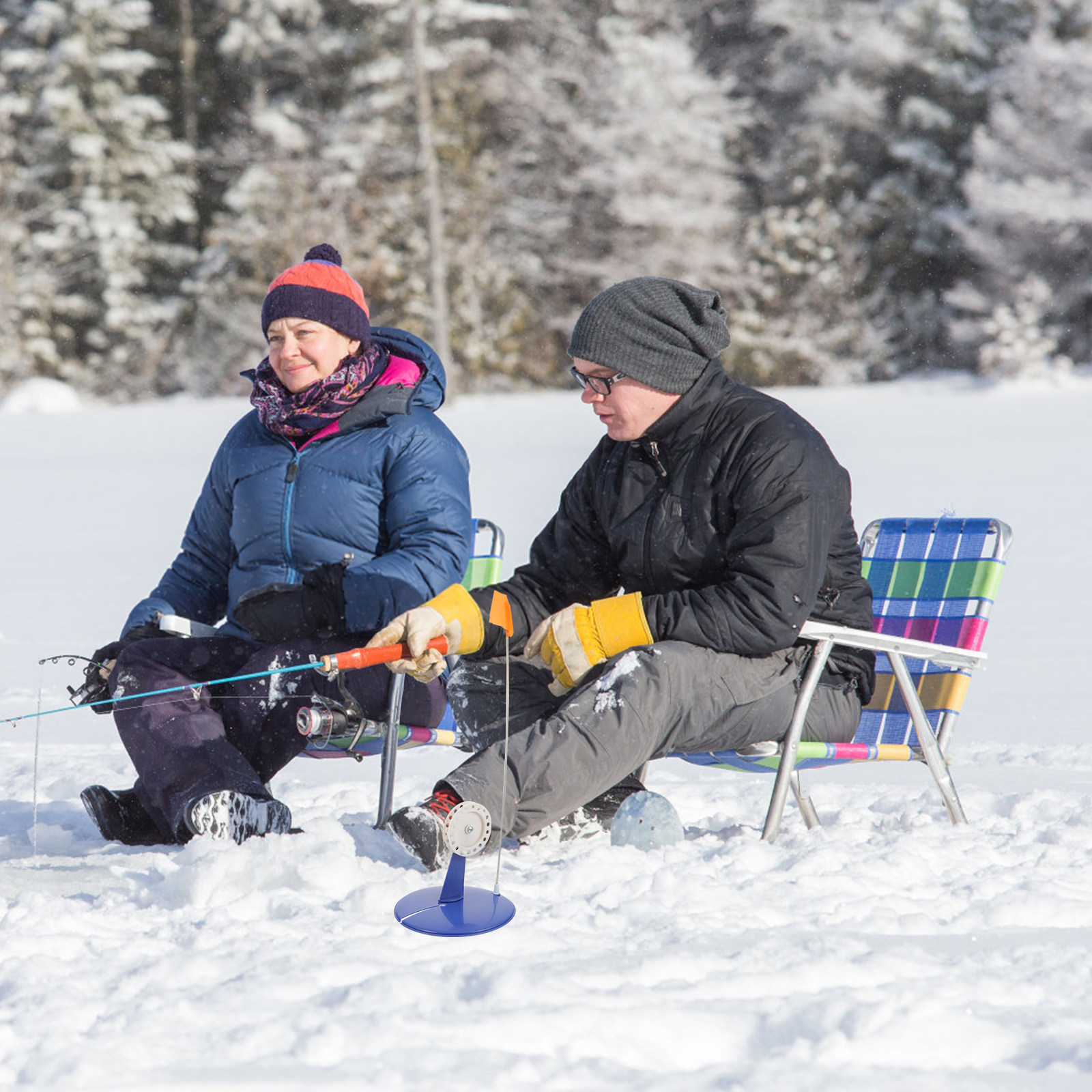 얼음 낚시용 깃발, 고급 소재, 겨울철 얼음 낚시 액세 - Ice Fishing Tip Up 리뷰 및 가격