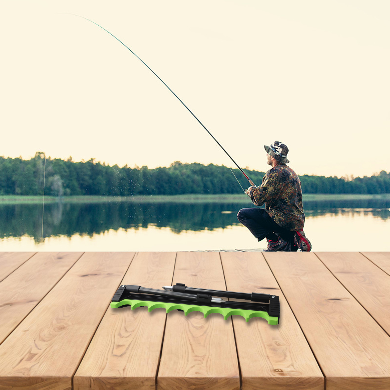 4레그 8리그 텔레스코픽 낚싯대 홀더 아연 합금 EVA - Fishing Equipment Carp 리뷰 및 가격