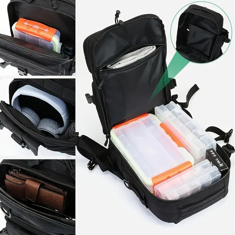 1000D 나일론 방수 낚시 배낭 낚시 태클 보관 가방 - Fishing Equipment Bag 리뷰 및 가격