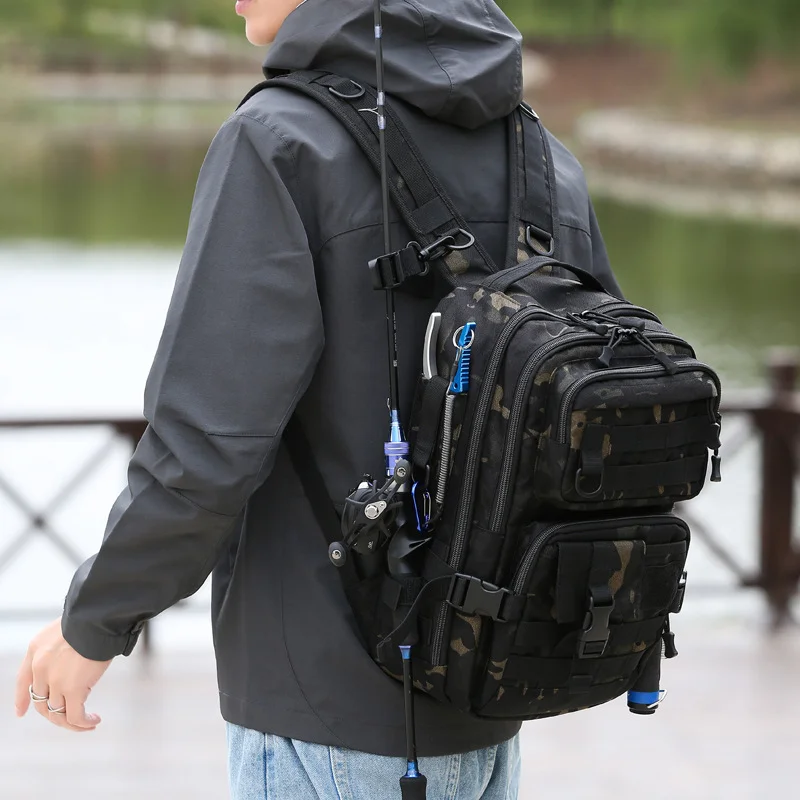 1000D 나일론 방수 낚시 배낭 낚시 태클 보관 가방 - Fishing Equipment Bag 리뷰 및 가격