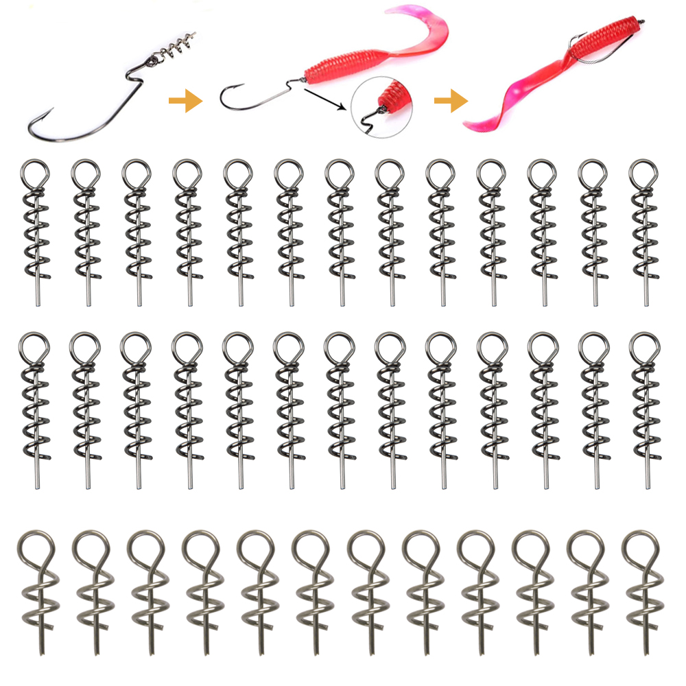 30pcs 스테인레스 스틸 스프링 잠금 핀 낚시 핀 나 - Fishing Equipment Cheap 리뷰 및 가격
