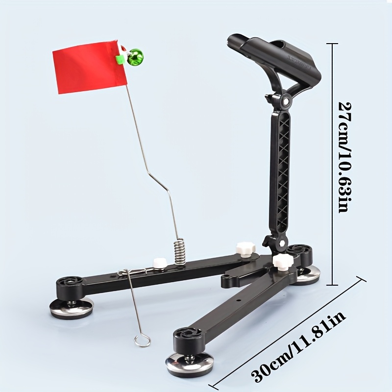 얼음 낚싯대 거치대, 빨간 깃발과 벨 알람이 달린 조절 - Ice Fishing Tip Up 리뷰 및 가격