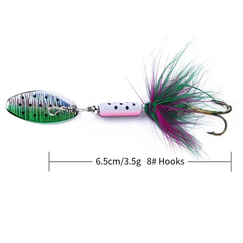 금속 VIB 미끼 1PCS 3.5g 깃털 장식 조각 W - Ice Fishing Tip Up 리뷰 및 가격
