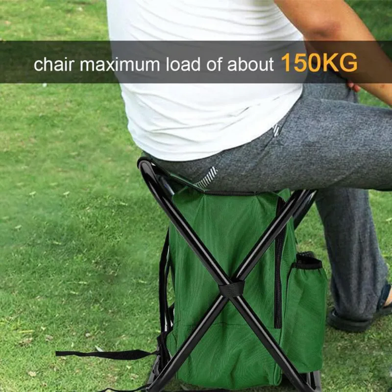 2 in 1 접이식 낚시 의자 가방 낚시 배낭 의자 의 - Fishing Equipment Bag 리뷰 및 가격