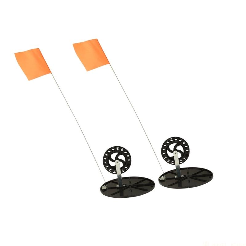 31BE 2Pcs 야외 겨울 낚시대 얼음 낚시 팁 겨울 - Ice Fishing Tip Up 리뷰 및 가격