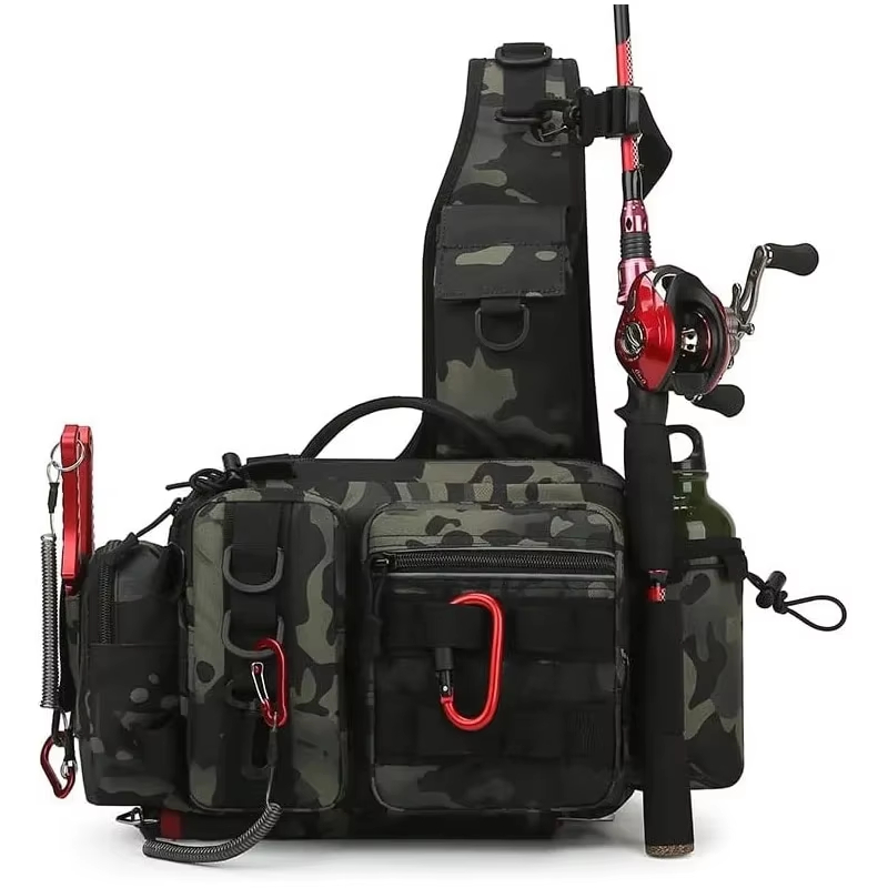 야외 전술 캠핑 등산 허리 슬링백 크로스바디 낚시 용품 - Fishing Equipment Bag 리뷰 및 가격