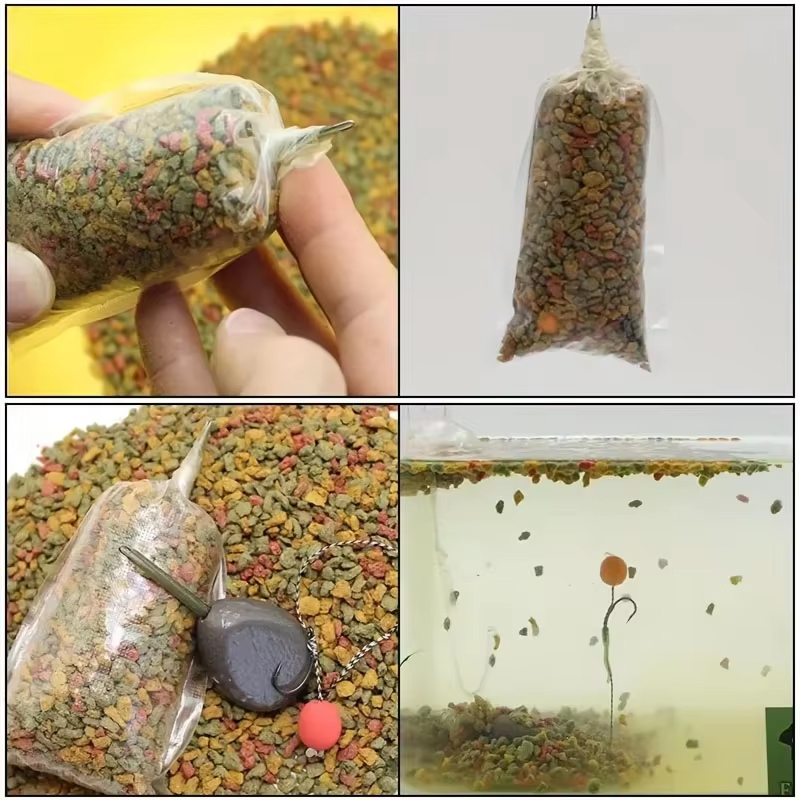 강철 스위블이 장착된 8개의 PVA 미끼 연결기. 잉어 - Fishing Equipment Essentials 리뷰 및 가격