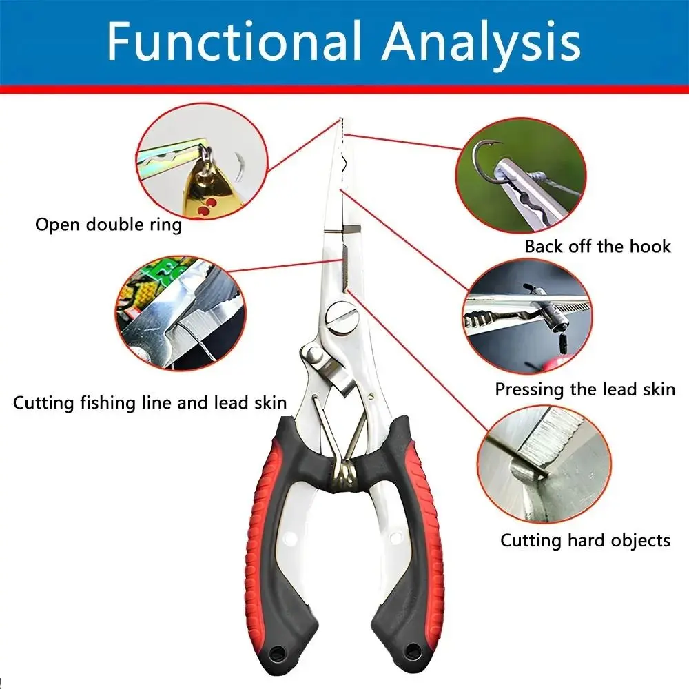 스테인리스 스틸 낚시용 플라이어, 낚싯바늘 제거 도구, - Fishing Equipment Price 리뷰 및 가격
